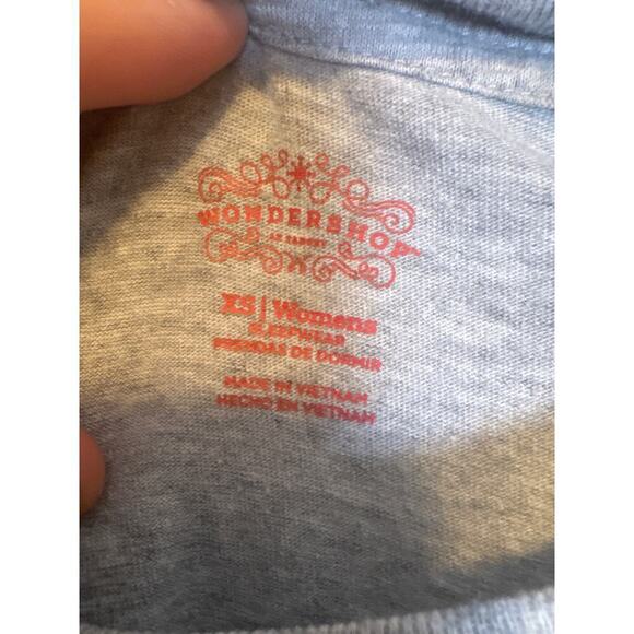 Wondershop Christmas Shirt Gray Merry and Bright Buffalo Plaid Women's Size XS - Picture 5 of 7